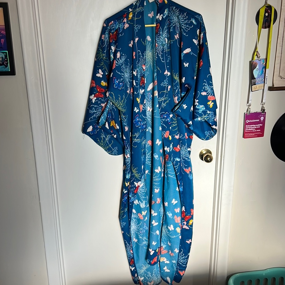 Butterfly Print Kimono